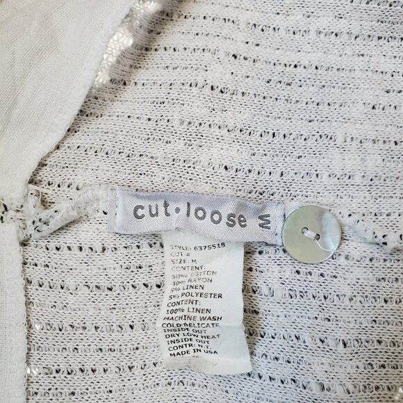 Women's Cut Loose Reversible Vest Size Medium Shades of Grey/Taupe - Picture 8 of 8